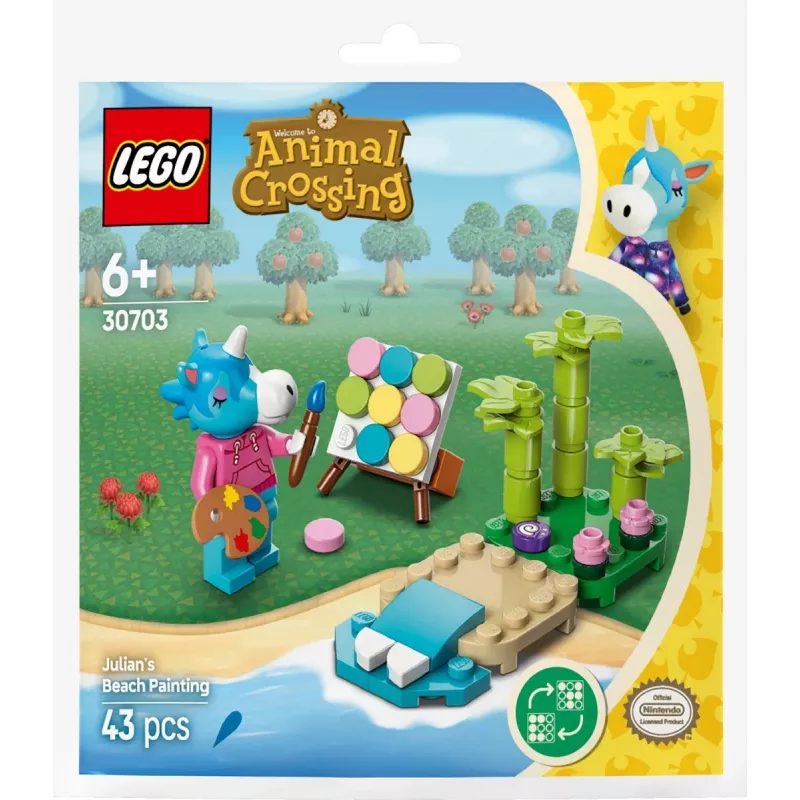 Bricks Animal Crossing 30703 Julianos paplūdimio paveikslas
