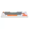 Gaming klaviatūra Savio ASTRAL WHITE JADE 3 COLOURS USB QWERTY US International
