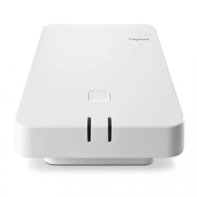 DECT IP bazinė stotelė Gigaset N770 IP Pro – 120 kanalų, HTTPS/SIPS/SRTP/SSL/TLS, patalpose iki 50 m, lauke iki 300 m, balta