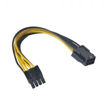 Akasa AK-CB051 6 kontaktų PCIe į 8 kontaktų ATX12V adapterio laidas