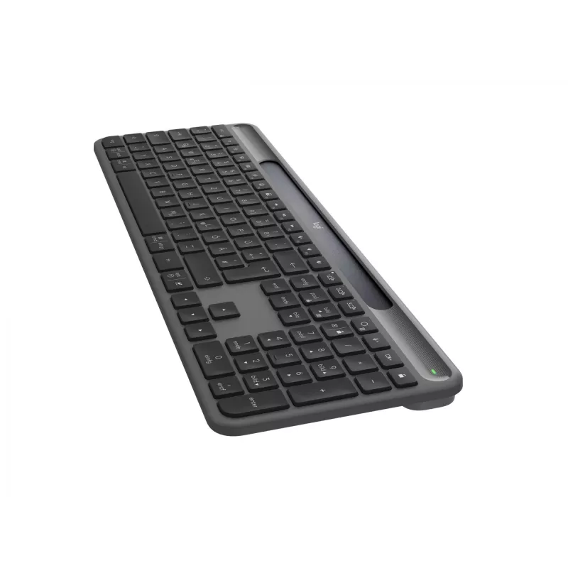 Logitech belaidė klaviatūra RF ir Bluetooth, QWERTZ vokiškas išdėstymas, grafito spalva 920-013773
