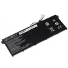 Baterija Green Cell AC52, skirta Acer Aspire E11 ES1-111M ES1-131 E15 ES1-512 Chromebook CB3-111 CB5-311, 11,4V 2200mAh Li-Ion, 3 elementai, juoda