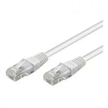 Wentronic Goobay CAT 5e Patch laidas, U/UTP, Baltas, 0,5 m - CCA vario mišinys (68500)
