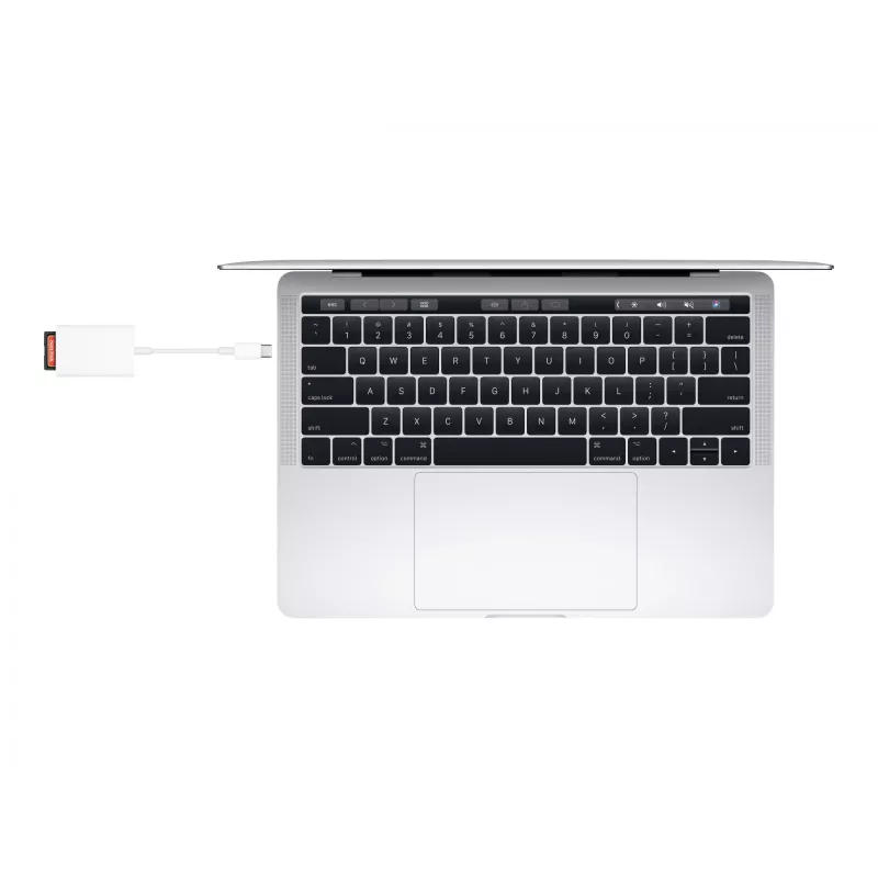 Apple MW653ZM/A SD kortelių skaitytuvas USB 2.0 Type-C baltas