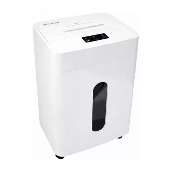 Popieriaus smulkintuvas Olympia MC 2508 S — 8 lapų kryžminis pjovimas, baltas