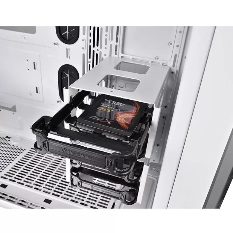 Case View 71 Riing Grūdintas Stiklas E-ATX Pilnas Bokštas - Snow Edition