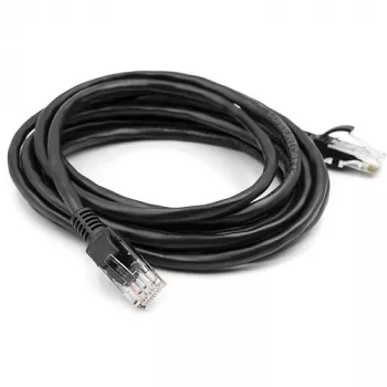 Kabelis Cat5E UTP, 3 m, juodas