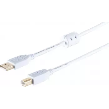 USB A–B laidas ShiverPeaks 77022-WF, didelės spartos USB 2.0, duomenims ir maitinimui