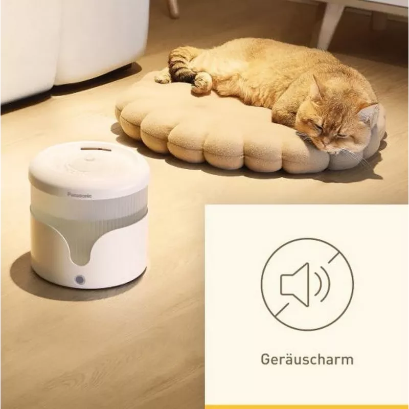 Automatinis vandens dubuo augintiniams Panasonic CP-JNW01CW — 1,9 l, maitinamas iš tinklo, baltas, Ø18,5 cm × 175 mm