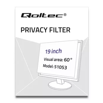 Qoltec 51053 privatumo filtras monitoriui 48,3 cm (19 inch)