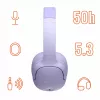 Ausinės MANTA HDP1001PU Rytmo Elegance Violetinės, viršugalvinės, laidinės