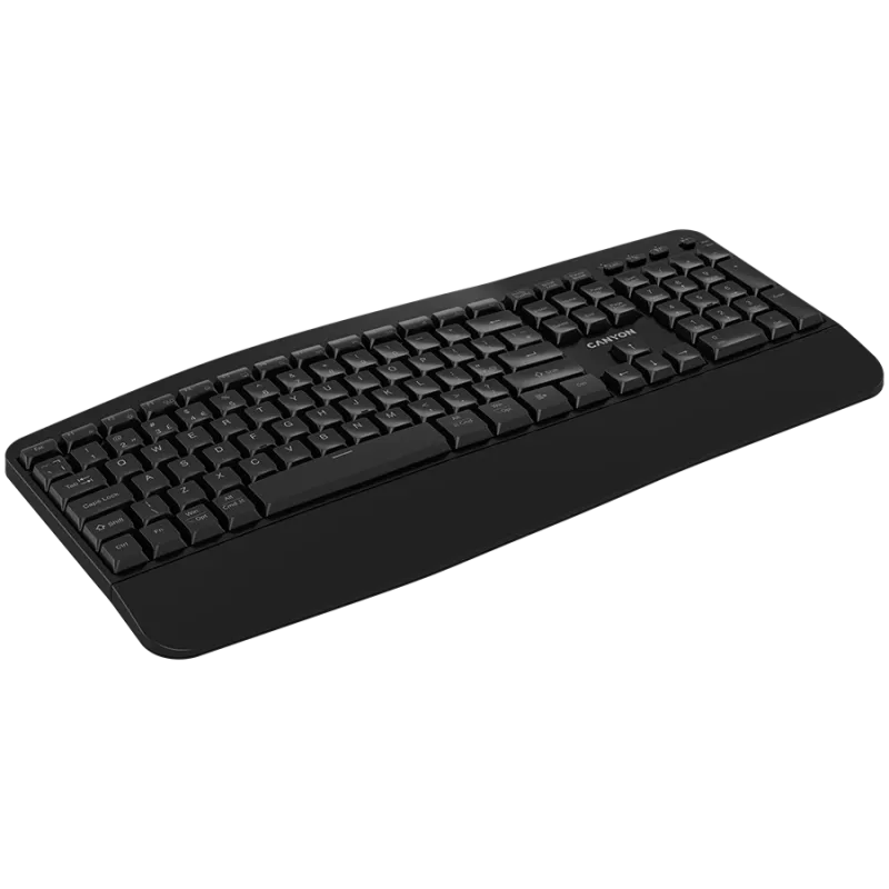 CANYON belaidė klaviatūra HKB-W6 Wireless Black
