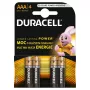 Duracell Basic AAA/LR03 šarminės baterijos, 4 vnt. pakuotė