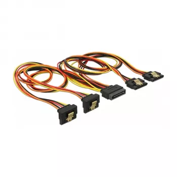Vidinis maitinimo kabelis DeLOCK 60152 0,5 m 4 x SATA 15 kontaktų