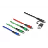 USB laidas DeLOCK 87035 1,2 m USB 2.0 USB-A USB-C Micro USB-B Lightning