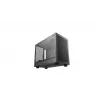 Kompiuterio korpusas DeepCool CH160 PLUS Small Form Factor SFF ATX/mATX, grūdintas stiklas, USB-C, juodas