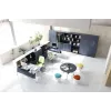 Ergonomiškas balansavimo išmatis Up Up Seul Juodas, D48 Juoda (tamsiai pilkas) audinys