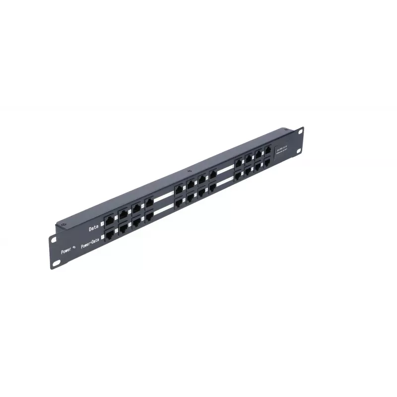 Extralink PoE Injektorius 12 prievadų 12x 100Mb/s RJ45, stelažinis