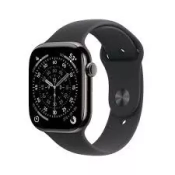 Išmanusis laikrodis Apple Watch S11 Cell 46mm su Sportiniu dirželiu (Juodas) — GPS, Cellular, 46mm korpusas