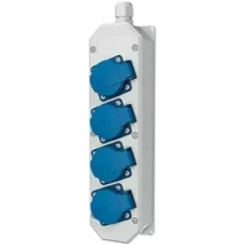 MENNEKES Elektrotechnik GmbH & Co. KG Power Strip TL 4xSchuko 30Gr.Angled 88678
