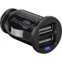 Automobilinis USB įkroviklis Wentronic 44177 – du USB 2.0 prievadai, 2,1 A, juodas