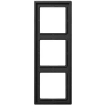 Aliumininė dengiamoji plokštė JUNG AL 2983 D, juoda, 81×223 mm