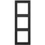 Aliumininė dengiamoji plokštė JUNG AL 2983 D, juoda, 81×223 mm