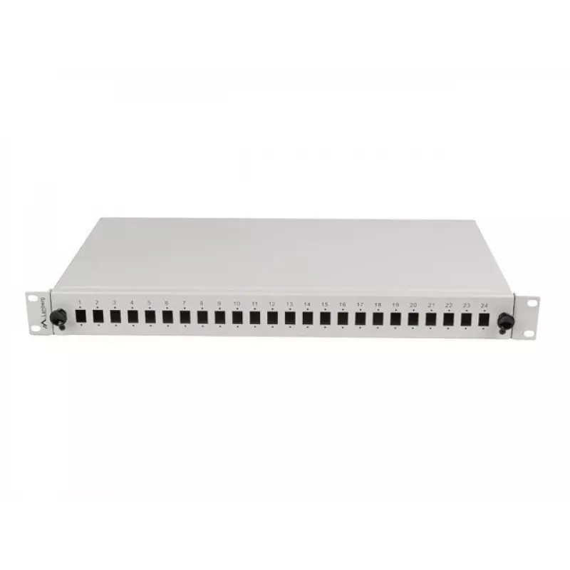 Šviesolaidžių pataisų skydelis LANBERG FOP1-24SS-LDS 1U 24xSC 24xLC
