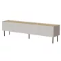 TV spintelė Cama Meble FELLINI 200x40x52 cm, kašmyro rėmas, aliejumi dengtas ąžuolo viršus