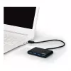 USB šakotuvas Port Designs 900121 USB 3.2 Gen 1 Type-A 5000 Mbit/s juodas