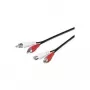 Microconnect AUDCH5 garso ilginimo kabelis 5 m 2 x RCA juodas