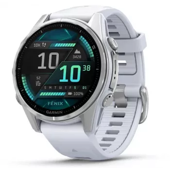 Garmin Fenix 8 3,3 cm (1,3 inch) AMOLED 43 mm Sidabrinis GPS laikrodis