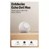 Amazon Echo Dot Max 2025 m. leidimas – Ledyno baltumo – Bluetooth (B0DKLVWZPF)