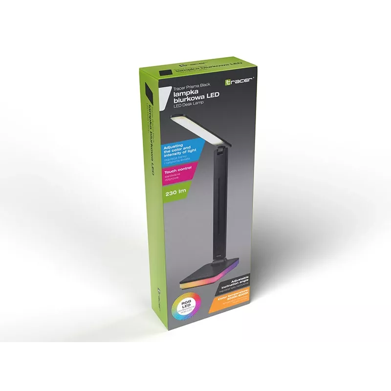 Tracer 47710 Prisma Black LED stalinė lempa
