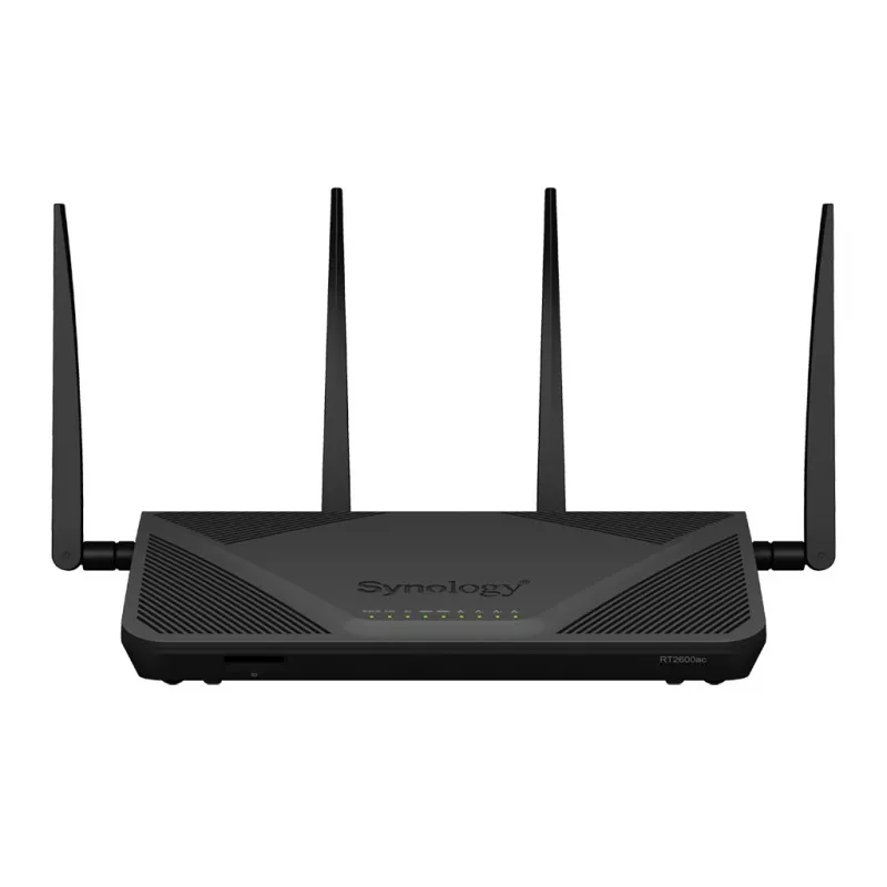 Synology RT2600AC belaidis maršrutizatorius Gigabit Ethernet dviejų juostų (2,4 GHz / 5 GHz) Juodas