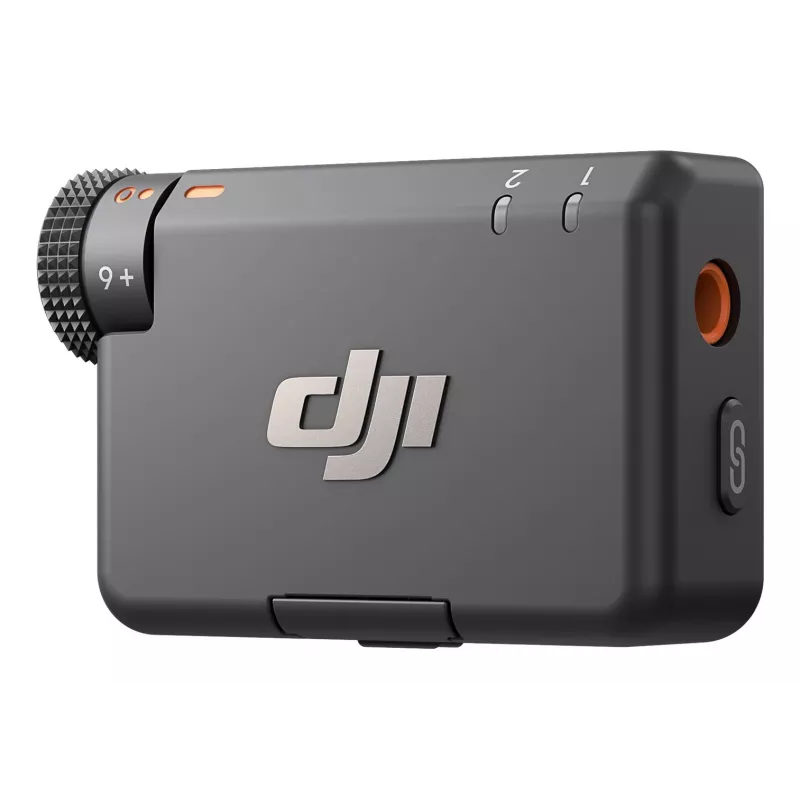 Belaidis mikrofonų rinkinys DJI Mic Mini (2 TX + 1 RX + Įkrovimo dėklas) - Tamsiai pilkas