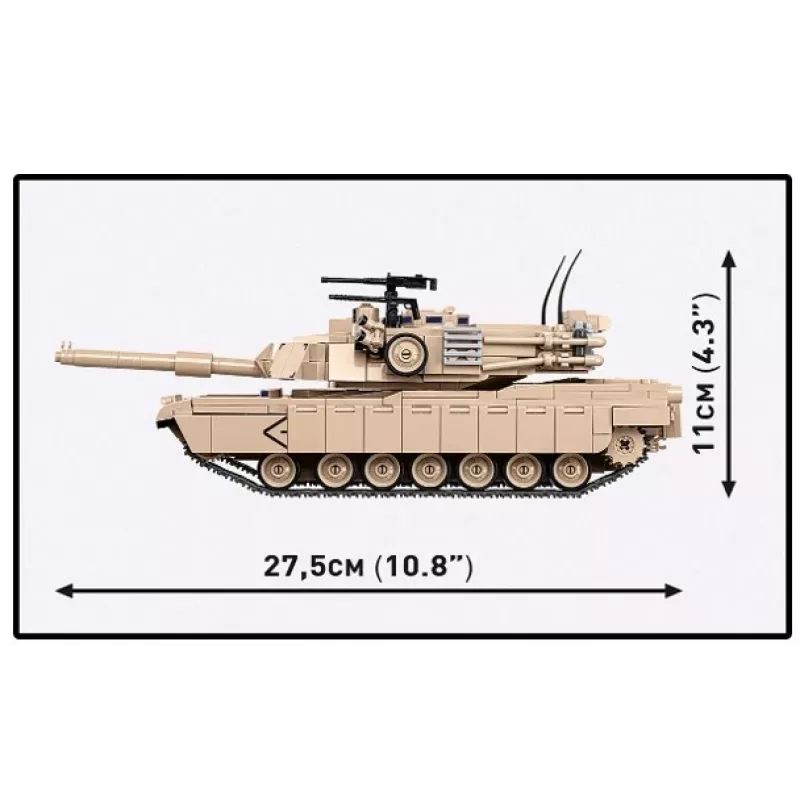 Konstruktorius Cobi M1A2 Abrams 1025 dalių modelis COBI-2632