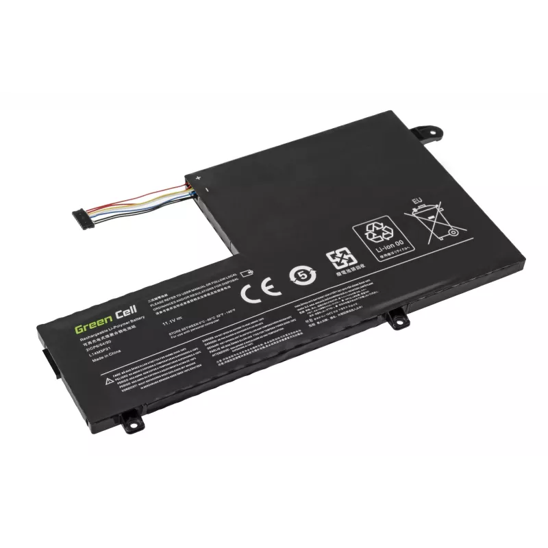 Baterija Green Cell LE124, skirta Lenovo Yoga 500-14IBD, 500-14ISK, 500-15IBD, 500-15ISK