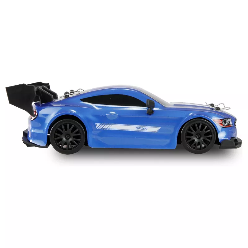 Amewi 21111 Drift Racing Car 4WD 1:24 RTR, mėlynas, su apšvietimu po kėbulu