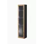 Vitrina sieninė Cama Meble VIGO 180 1800×400×300 mm juoda/ąžuolas wotan