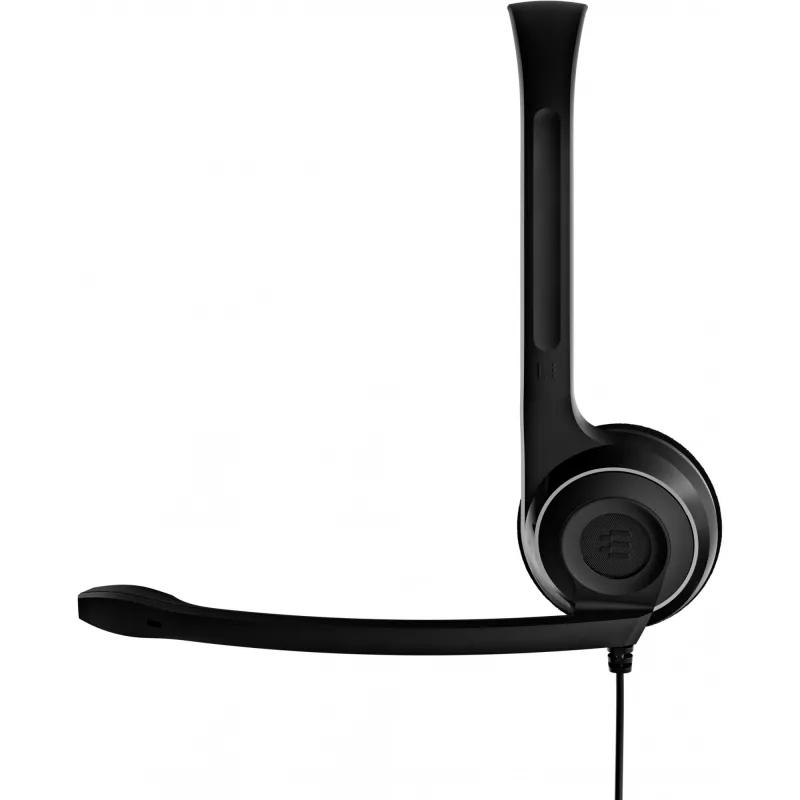Sennheiser PC 7 USB ausinės su mikrofonu, laidinės, viena ausine, biurui, USB Type-A, juodos
