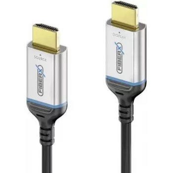 Fiberx FX-I380-005 HDMI 2.1 8K šviesolaidinis kabelis, 5 m, juodas