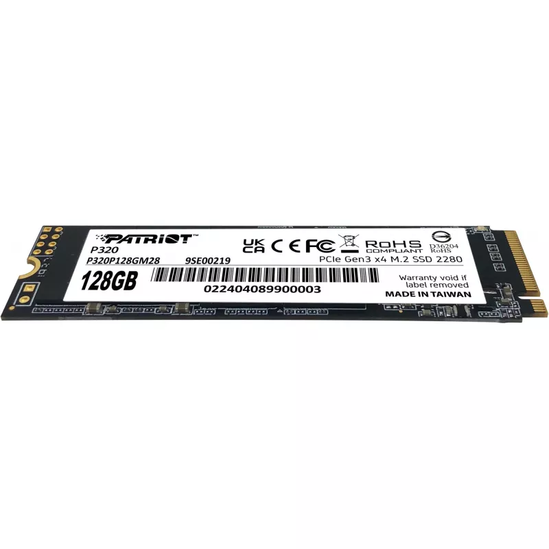 SSD diskas Patriot P320 128GB M.2 2280 PCIe 3.0 x4 NVMe