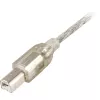 USB laidas DeLOCK 0,5 m A-B pilka 82057