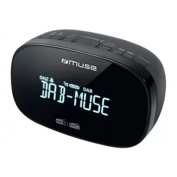 Muse M-150 CDB DAB+/FM radijo laikrodis su žadintuvu, juodas
