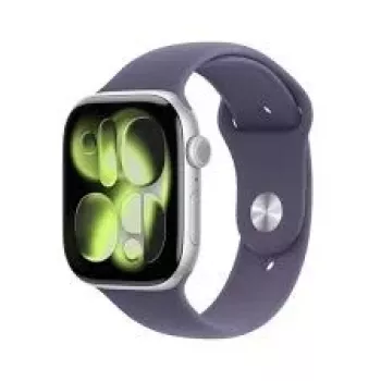 Išmanusis laikrodis Apple Watch S11 Cell 46 mm su sportine juostele – Purple Fog, Cellular