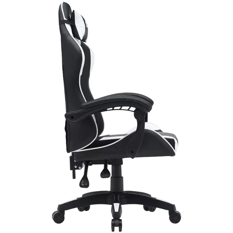 Žaidimų kėdė CANYON Core SGCH2 juoda/balta, ergonomiškas dizainas, reguliuojamas aukštis