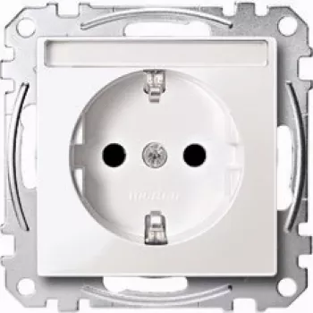 Kištukinis lizdas CEE 7/3 Merten MEG2302-0325 250V 16A Baltas