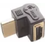 HDMI lyties keitiklis e+p HDMI 7 juodas