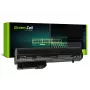 Green Cell akumuliatorius nešiojamam kompiuteriui (atitinka HP RW556AA, HP HSTNN-C48C) – Ličio jonų, 6 elementai, 4400 mAh, juoda – tinka HP 2510p, Business Notebook nc2400, EliteBook 2530p
